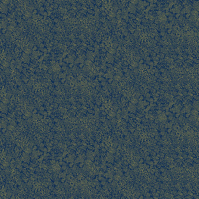 Champagne Dots Wallpaper - Gold/Navy Wallpaper