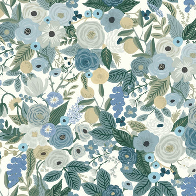 Garden Party Wallpaper - Blues Wallpaper