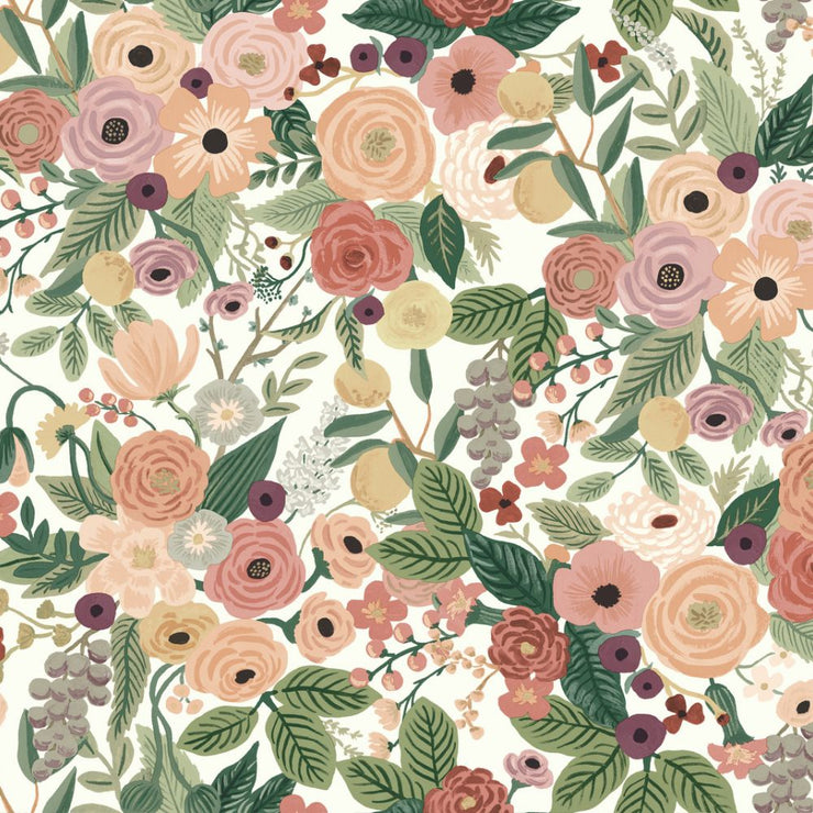 Garden Party Wallpaper - Burgundy Wallpaper