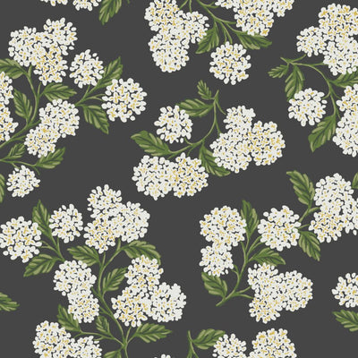 Hydrangea Wallpaper - Black/White Wallpaper