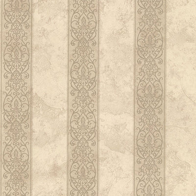 Presque Isle Wheat Regal Stripe Wallpaper Wallpaper