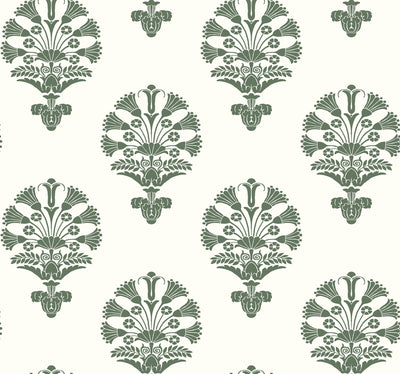 Luxor Wallpaper - Green Wallpaper