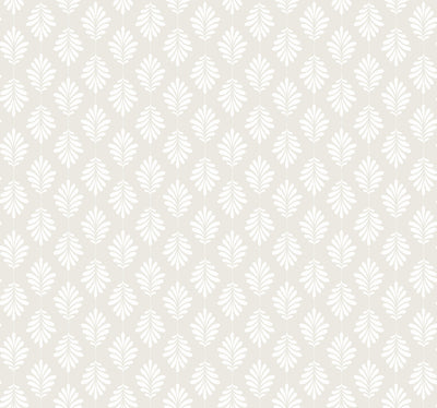 Leaflet Wallpaper - White/Gray Wallpaper