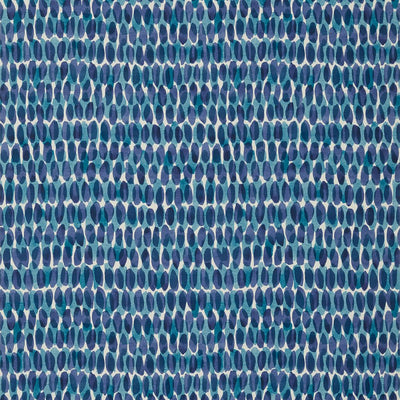Rain Water - Blue and Turquoise Wallpaper