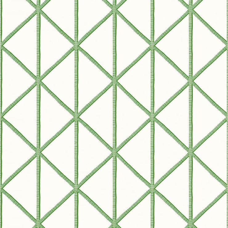 Box Kite - Emerald Green Wallpaper
