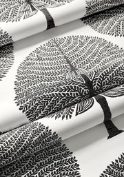 Mulberry Tree Wallcovering - Black and White