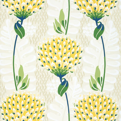 Tiverton - Yellow Wallpaper