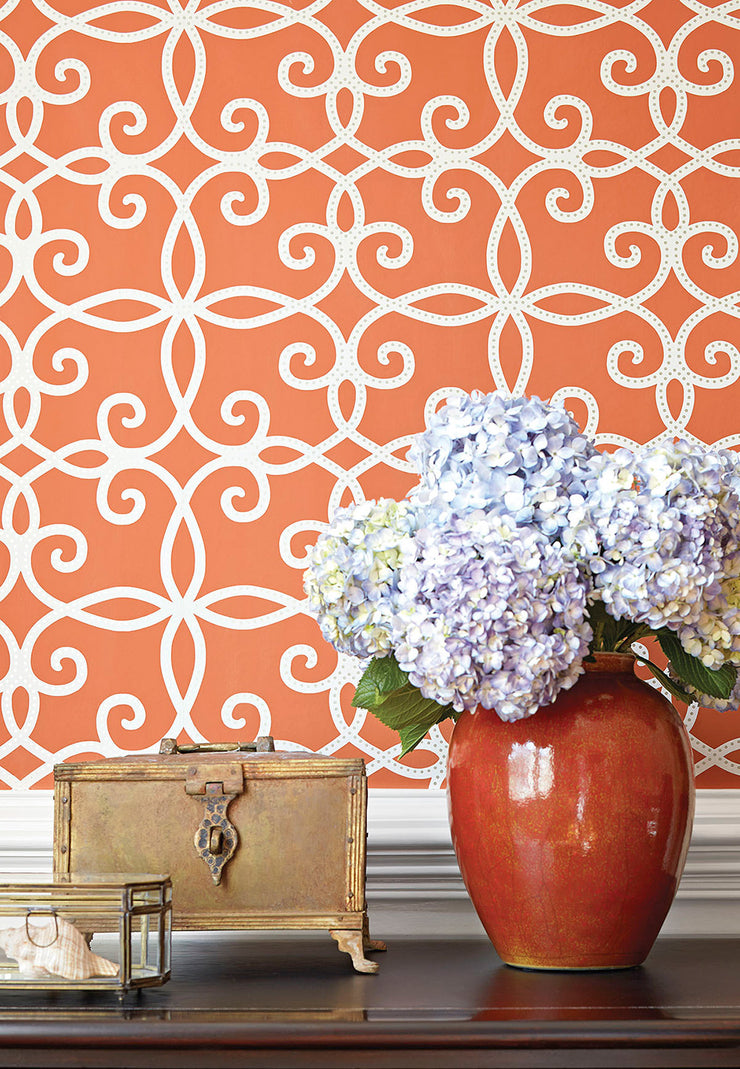 Kendall Wallcovering - Persimmon