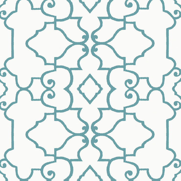 Ogden - Turquoise Wallpaper