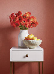 Cafe Weave Wallcovering - Coral