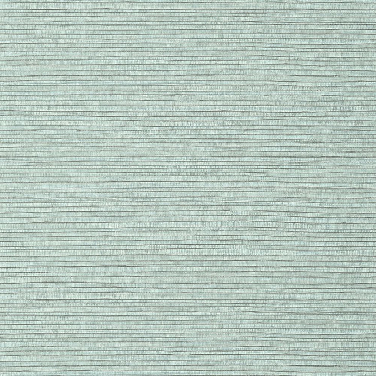 Woody Grass - Aqua and Grey Wallpaper
