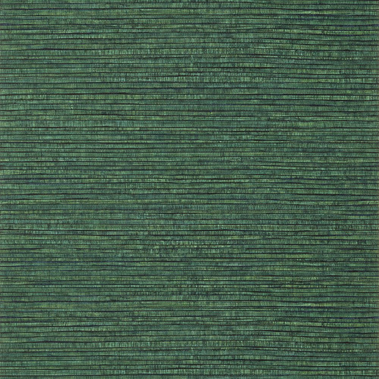 Woody Grass - Emerald Green Wallpaper