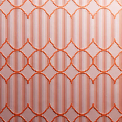Lace Haptic Wallcovering - Blush Wallpaper