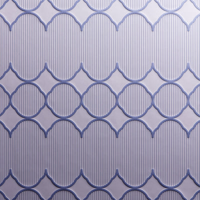 Lace Haptic Wallcovering - Violet Wallpaper