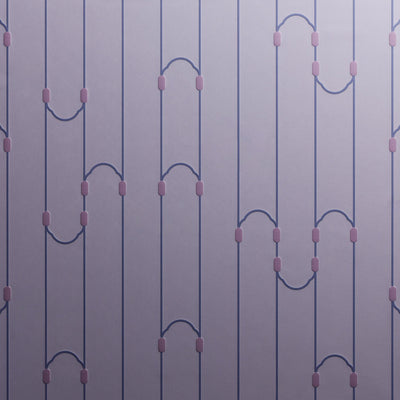Curve Haptic Wallcovering - Violet Wallpaper
