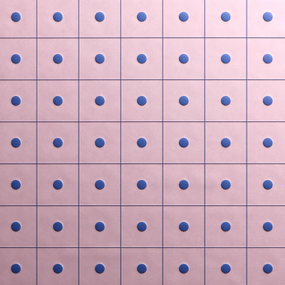 Dots Haptic Wallcovering - Pink Wallpaper