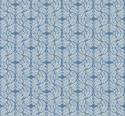 Fern Tile Wallpaper - Blue Wallpaper