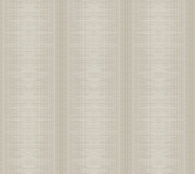 Silk Weave Stripe Wallpaper - Light Brown Wallpaper