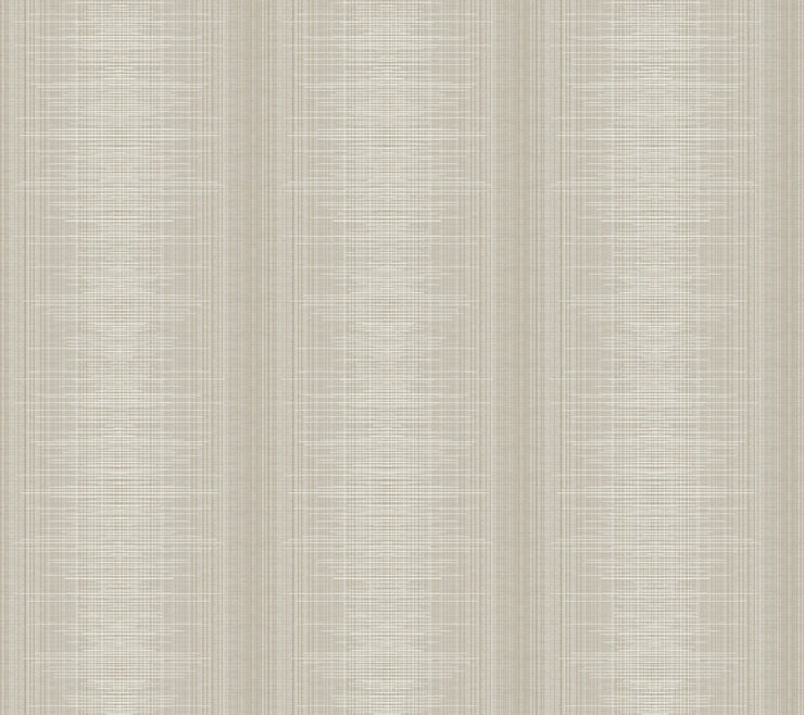 Silk Weave Stripe Wallpaper - Light Brown Wallpaper