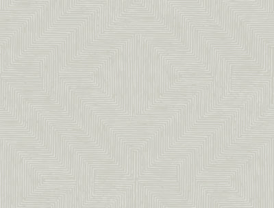 Diamond Channel Wallpaper - Light Gray Wallpaper