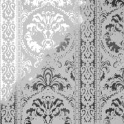 St. Moritz - White & Silver Wallpaper