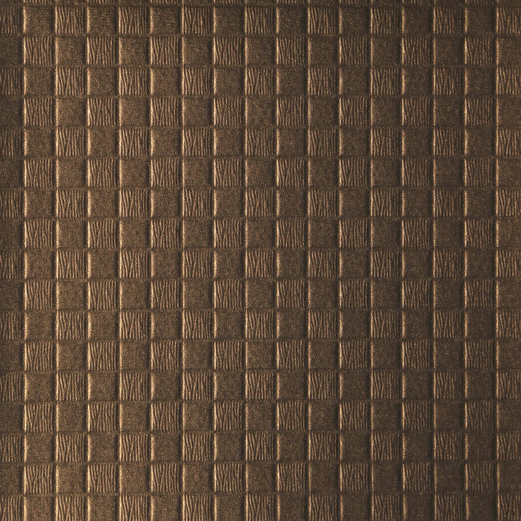 Squares - Antique Brass Wallpaper