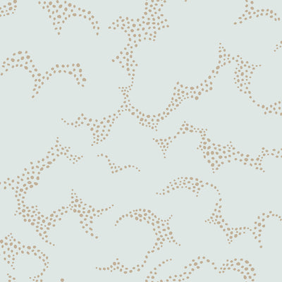 Himmel Mint Abstract Dots Wallpaper Wallpaper