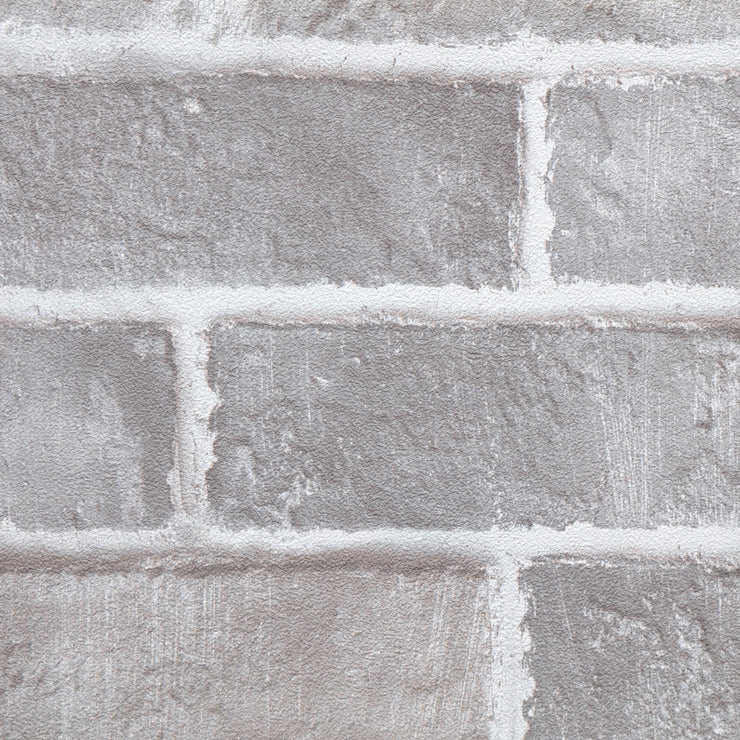 Light Grey Brick Wallpaper